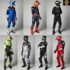 夏季越野機車裝備套裝 戶外機車腳踏車比賽速降服 越野騎行服 馭風機車