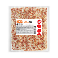식자재왕 베이컨다이스 5mm 1kg, 1개
