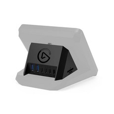 미국출고 평점4.5+ 157937 Elgato USB 허브 - 스트림 데크 +용 USB-C 포트 2개/USB-A 2개 전원 공급 SD/microSD 카드 리더기 USB-C