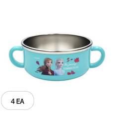 릴팡 겨울왕국2 안전핸들 논슬립 스텐 양수볼, 혼합 색상, 4개