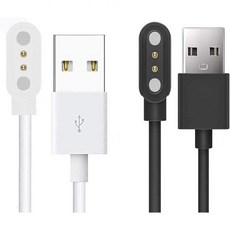 BEYCED 스마트워치 충전기와 호환 Sahouden 마그네틱 USB 충전 케이블 교체용 케이블 QS56 스마트워치와 호환 - 1.85인치(화이트)