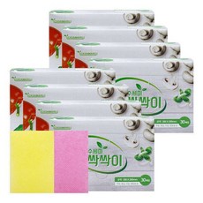 까사마루 요술 수세미 싹싹이 30매X8박스/일회용 주방 설거지수세미
