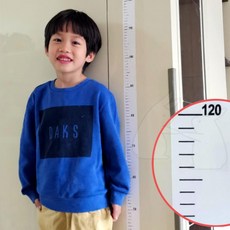 윈코 어린이집 키측정 아동키 신장 성장기록 키재기 스티커 화이트, 상세페이지 참조