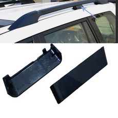 ABS 도요타 랜드 크루저 프라도 Fj120 2003 루프 랙 바 레일 엔드 보호 교체 커버, 01 1 pair