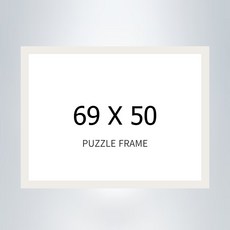 꿈꾸는세상 직소퍼즐 69x50cm 1000피스 액자, 1개, wood  화이트, 플라스틱