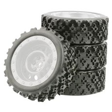 오프로드 자동차 고무 타이어 휠 앞바퀴용, 8. C-White, 1개