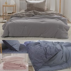 카치온극세사싱글이불세트(이불+카페트+베개커버)