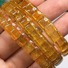 巴西老礦金絲雀碧璽手排, 寬約9+