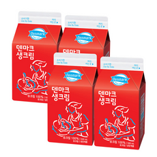 동원 덴마크 생크림, 4개, 500ml