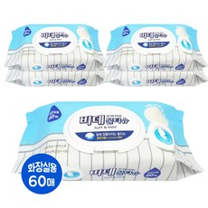 샤인 변기에 바로 버리는 비데물티슈, 60매입, 5개