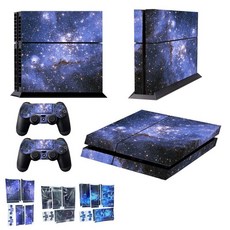 PS4 스티커 먼지 방지 액세서리 보호 필름 장식 비닐 컨트롤러 스킨 커버 프로, 1개, 상세페이지 참조, 별하늘