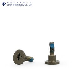 【銳禾】工廠直營 M2x7.2 I頭 鍍鎳 十字槽 機械牙 100入 防鬆 特殊螺絲 IAM0200721P, 1個