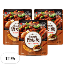 샘표 쓱쓱싹싹 밥도둑 돼지고기 장조림, 130g, 12개