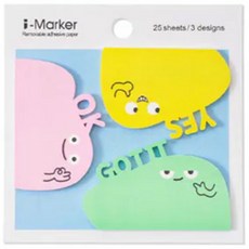 i-Marker 精靈造型便利貼 可重複黏貼筆記貼紙, 1個, 精靈GOT IT /9184111