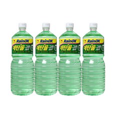 불스원 레인OK 에탄올 그린워셔액 4P (+세차타월3P), 1개