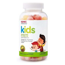 GNC 어린이 DHA 라즈베리 레몬 구미, 120개입, 1개, 120정