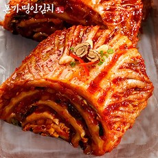 [본가명인] 전재료 100% 국내산 맛김치 썰은김치 갓담은 아삭한 국산 김치, 2kg, 1개