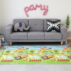 키재기 3size 층간소음방지 방수 양면 놀이방매트 다용도매트