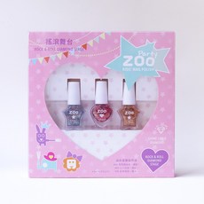 ZOO 兒童指甲油 搖滾舞台大禮盒 D302 迷你星鑽大禮盒 三瓶組 無毒可撕 小女孩生日禮物 小朋友指甲油 幼稚園生日禮物, 1個, 搖滾舞台大禮盒一盒,不加購