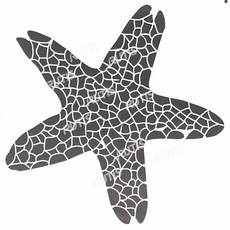 ST-DOT-0137型染版(Stencil) 蝶古巴特diy 簍空模板 塗鴉模版 繪畫模版, 1個, DOT-0137