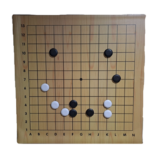 圍棋教學軟磁棋盤附攜帶筒, 13路 (只能郵局寄送)