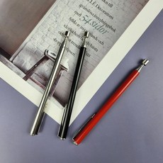 자석 접이식 안테나 지시봉 지휘봉 시력검사 브리핑 인솔자 교사, 1개, 블랙