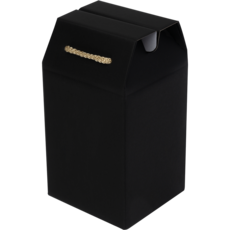 주호팩 끈손잡이 다용도 선물상자 04-1 (124x124x180), 블랙, 100개