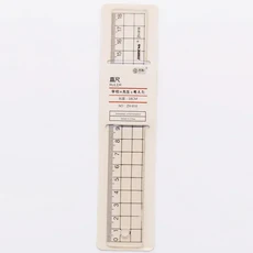 투명 심플 스타일 플라스틱 눈금자 Escolar 학생 사무실 문구 그리기 학용품 배우기 1 개, 04 18cm ruler, 1개, 18cm ruler