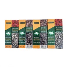 태국 가이아 야몽스틱 롤온 아로마 허브 야몽스틱 8개 세트, 7ml