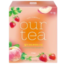 쟈뎅 아워티 딸기 피치 루이보스 티, 18.7g, 4개입, 30개