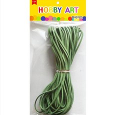 인조가죽끈 롤 카키 10줄 스웨이드, 약 두께 3mm 약 길이 92cm 1