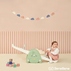 베네베네 퍼피 유아 아기 시소 바운서, 그린, 1개