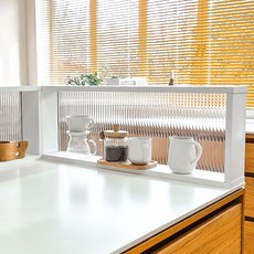 카미코코 아일랜드 유리 주방 파티션 800, 화이트