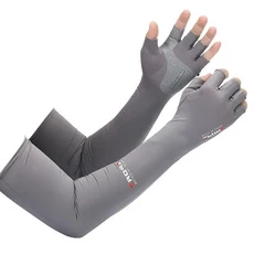 멋진 남자 여자 팔 슬리브 장갑 러닝 사이클링 슬리브 낚시 자전거 스포츠 보호 팔 워머 보호 커버 드롭 쉬핑, 회색