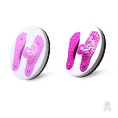 발마사지 회전 운동기구 허리 복부 스트레칭 홈트 실내 균형 코어 핑크, 1개, 퍼플