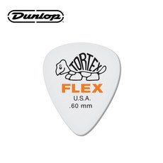 Dunlop - TORTEX® FLEX™ Standard Guitar Pick - 0.60mm (428R.60), 1개