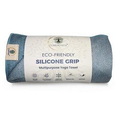 요가용 미끄럼 방지 핫 요가 타월 실리콘 그립이 있는 세탁기 세탁 가능한 빠른 건조 및 뛰어난 흡수성 다목적 기능성 매트 67.3 x 182.9cm(26.5 72인치) 여, 마운틴