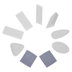 KALLORY 스케치 지우개 세트 1세트 - 예술가 학생 드로잉 페인팅 제도 학교 용품 휴대용 미술 도구를 위한 다양한 모양의 반죽 연필 지우개, KALLORY 스케치 지우개 세트 1세트 - 예술가,