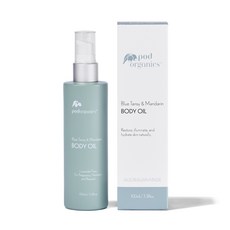 Pod Organics 藍艾菊柑橘身體油 100ml 澳洲進口 孕期嬰幼兒適用, 1個, 1瓶