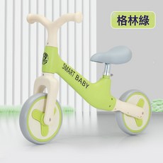 新款 嬰兒車兒童平衡車1-3-6歲無腳踏溜溜車寶寶學步車輕便滑行車, 1個, 平衡車綠色【靜音輪+皮座】:如圖所示