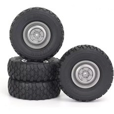 RC 타이어 장난감 모델 MN용 D90용 MN98용 MN99S용 WPL용 C14용 C24용 C34용 B14용 B24용 LDRC용 P06용 4개 세트 72mm 휠 부품, RC 타이어 장난감 모델 MN용 D90용 MN98용 M