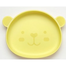 백희네 e04. 이케아 KANONKUL 카농쿨 곰돌이접시 유아식판, 1개