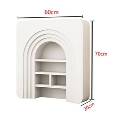 벽난로 콘솔 현관 수납장 선반 화장대 미니 복도, B. 오픈형 벽난로 68x20x80 오픈형