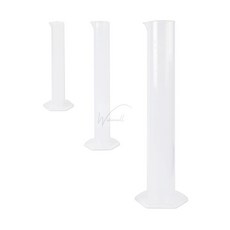 wizimall 플라스틱 매스 실린더 실험용실린더, 50ml