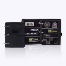 전술 패치북 B (페이지형) - 밀리터리 벨크로 와펜 보관 수집 기념 전역 군인 선물