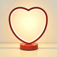 실내장식 사랑 빨강 인테리어 올인 조명등 은은한 하트 usbLED 44910EA 1개, 색상