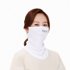 [블랙야크] 세이프 페이스 스카프 (귀걸이형), 1개, 백색