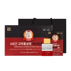 정원삼 6년근 고려홍삼정 365필름 60p, 14.1g, 1개