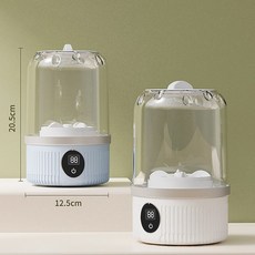 속옷 양말 무선 충전 여행 출장 필수 초미니 초소형 세탁기, 화이트