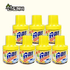 산도깨비 슈퍼청 레몬향 라벤더향 180g 변기세정제 병타입, 7개